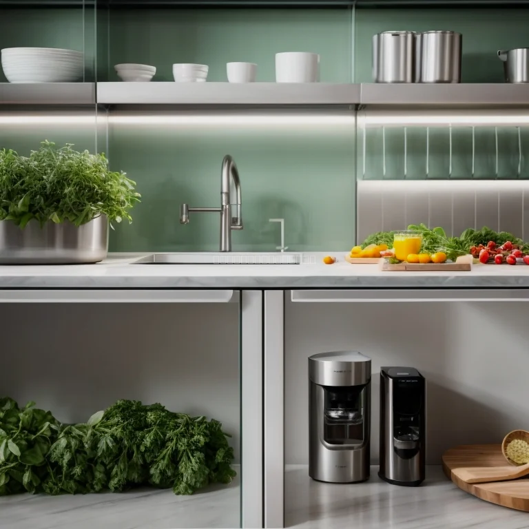 Frische Lebensmittel im smarten Kühlschrank